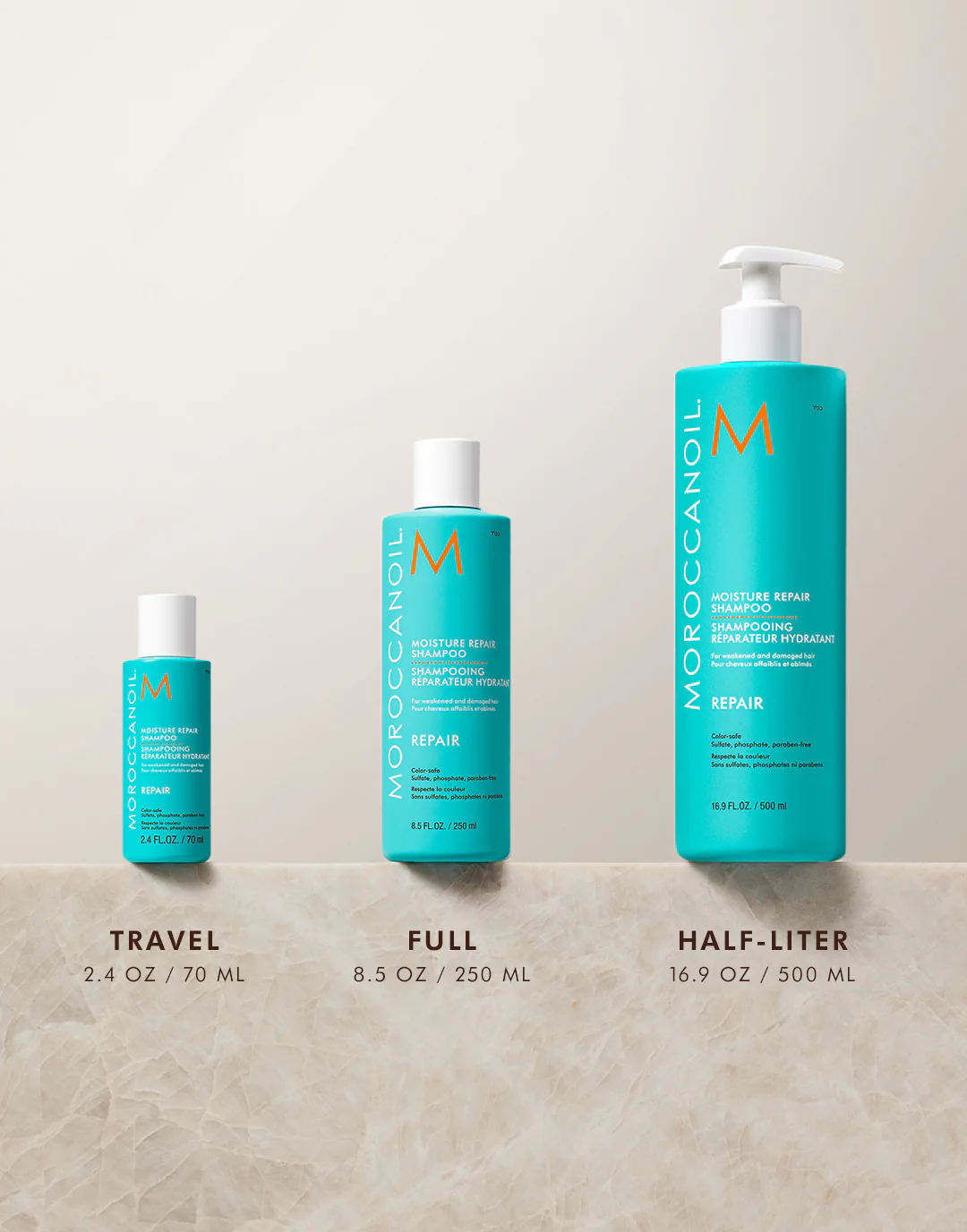 Moisture Repair Shampoo & Conditioner Half-Liter Set - Image 4