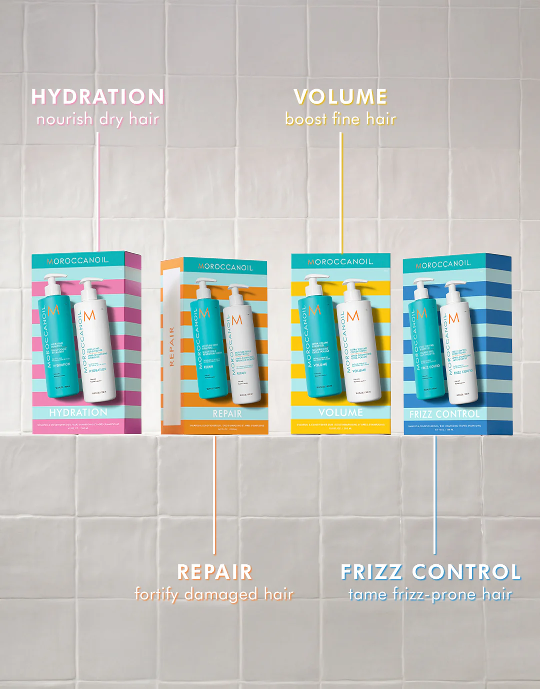 Moisture Repair Shampoo & Conditioner Half-Liter Set - Image 5